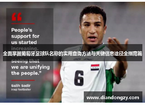 全面掌握葡萄牙足球队名称的实用查询方法与关键信息途径全指南篇